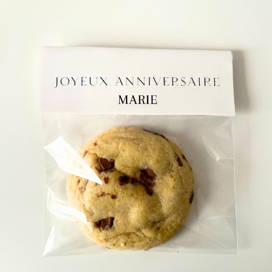 Box Cookies personnalisés x 10
